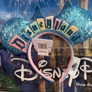 Disneyland Sign Marquee Minnie Ear Headband -NWTs!
